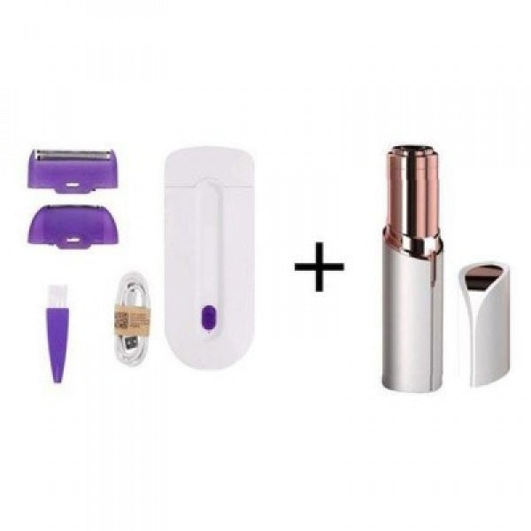 Pachet cosmetic complet: epilator Sensa Light + trimmer flawless