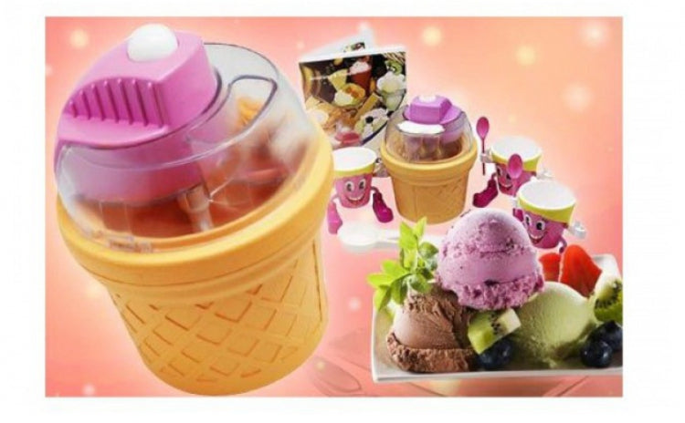 Aparat de facut Inghetata Ice Cream Maker- Nice Ice + 3 pahare speciale