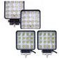 Set 4 proiectoare 16 LED 48W auto OFF-ROAD, IP 67