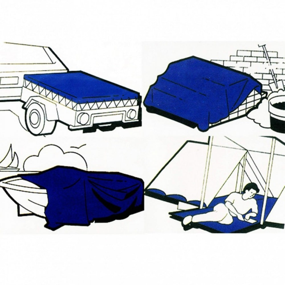 Prelata albastra impermeabila 4x5 metri