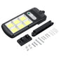 Lichidare de Stoc ! Set 4 x Proiector Solar 6 Celule,120 LED-uri COB ,cu Senzor de Miscare, Sistem Prindere Inclus