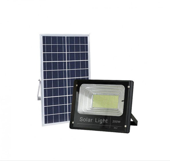 Proiector cu panou solar 200W