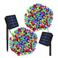 Set 2 x Instalatie cu Incarcare Solara 100 LED, 10 Metri - Multicolor