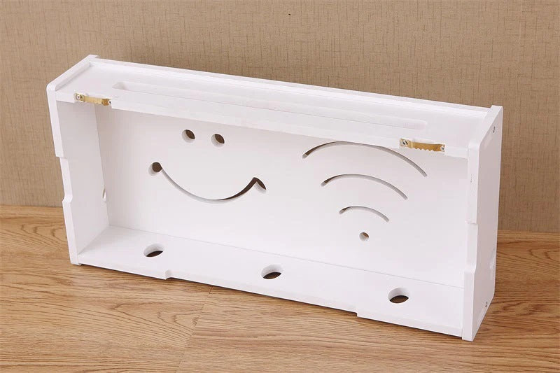 Suport de Perete pentru Router sau Alte Obiecte - Smile Face