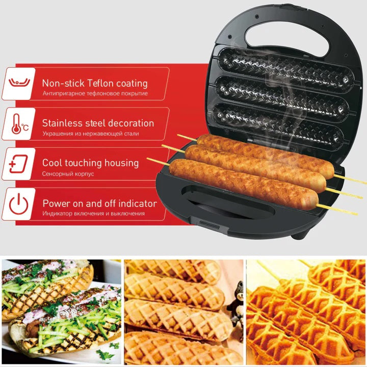 Aparat electric pentru prajit hotdog SF-6069