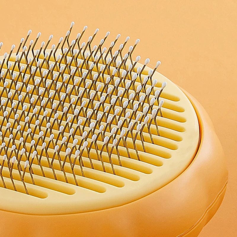 Lichidare de Stoc! Perie par de animale cu buton de autocuratare Circle Brush