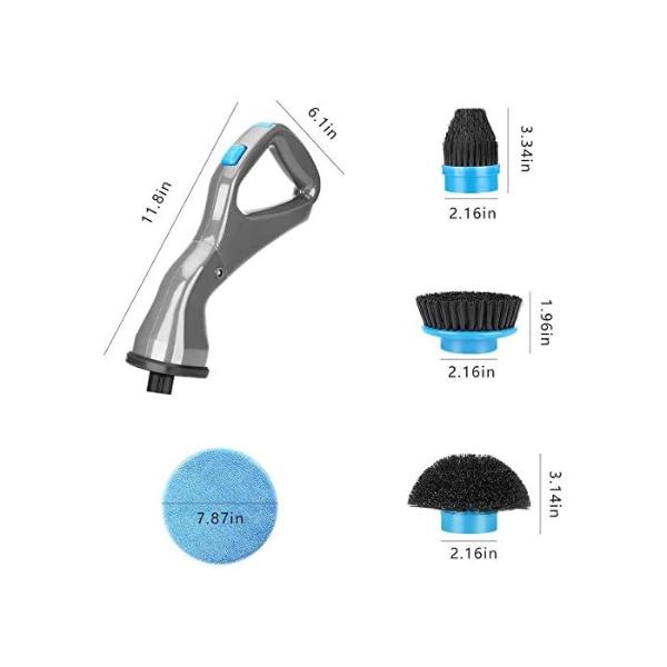 Perie Electrica Multifuntionala Reincarcabila cu Doua Capete