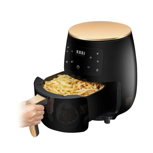 Air Fryer - Friteuza fara Ulei 6 Litri air fryer, Display Digital, 2400 W, Functie de Coacere