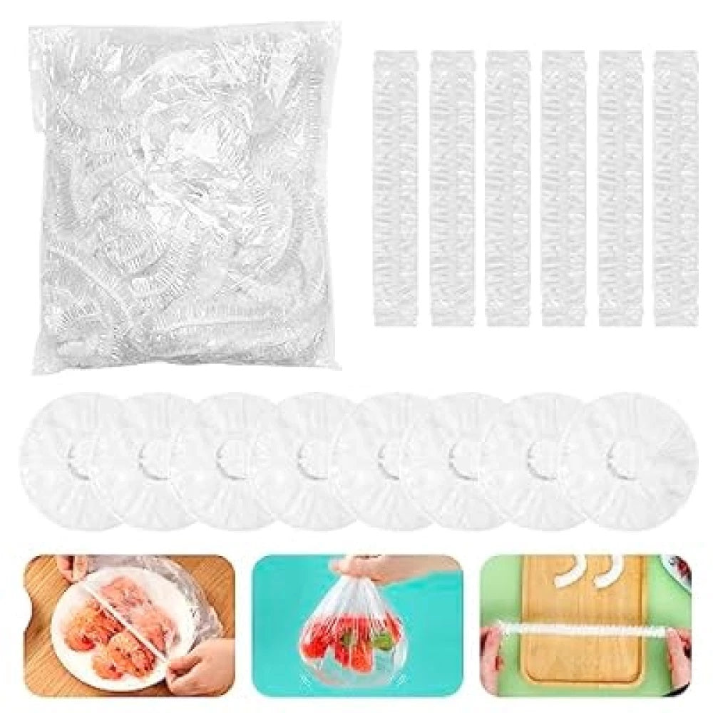 Set 200 de Folii din Plastic de Protectie pentru Alimente