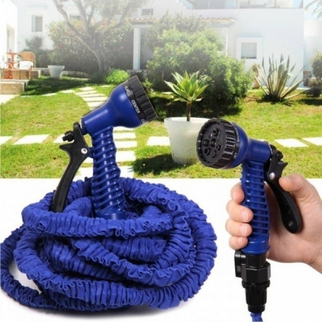 Furtun extensibil de gradina de 30 metri + Accesoriu pentru stropit