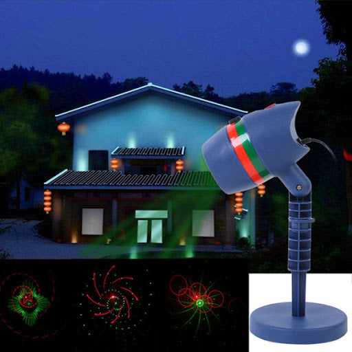 Proiector 3D holografic cu lumina laser pentru sarbatoriâ€‹
