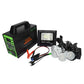 Sistem kit iluminare led cu panou solar 4 becuri + proiector 150W