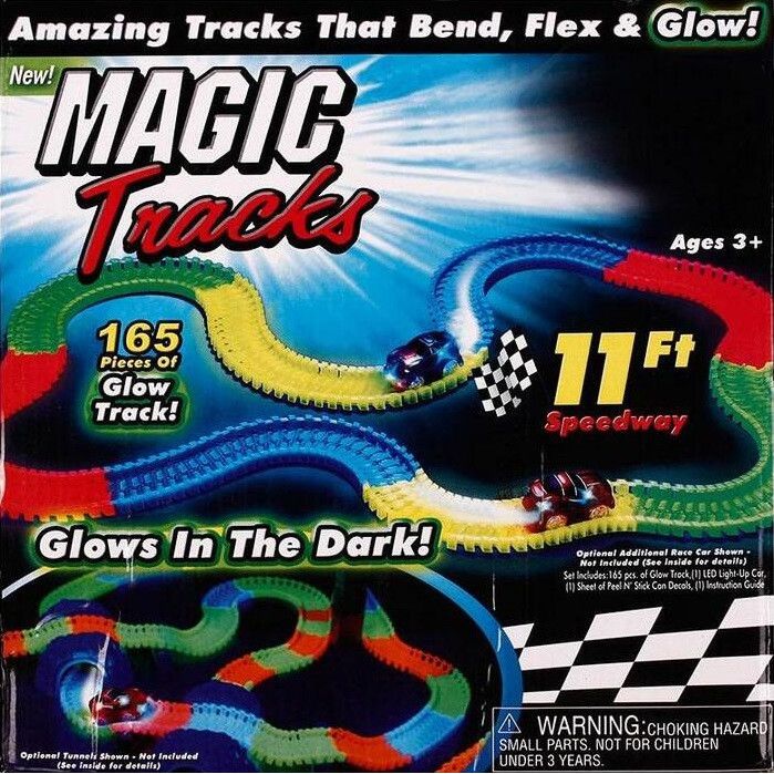 Pista flexibila curse masinute Magic Tracks din 165 piese