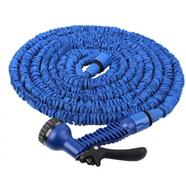 Furtun extensibil de gradina de 30 metri + Accesoriu pentru stropit